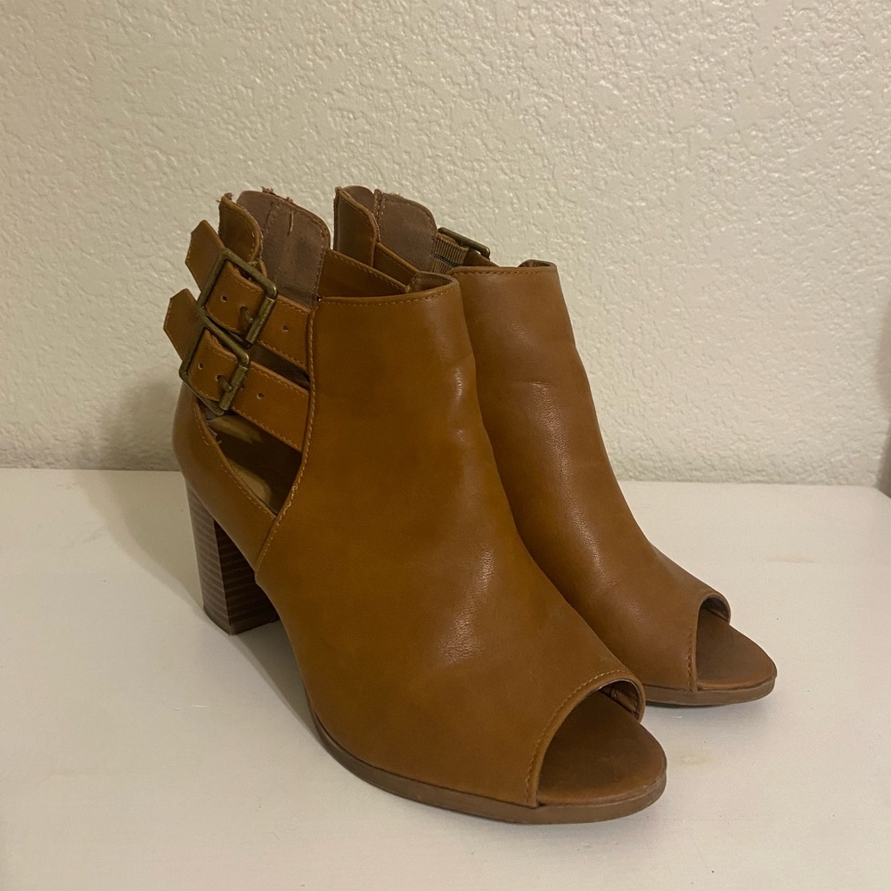 Tan Ankle Bootie